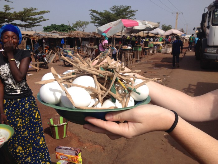 Mali Bamako hard boiled egg Africa breakfast