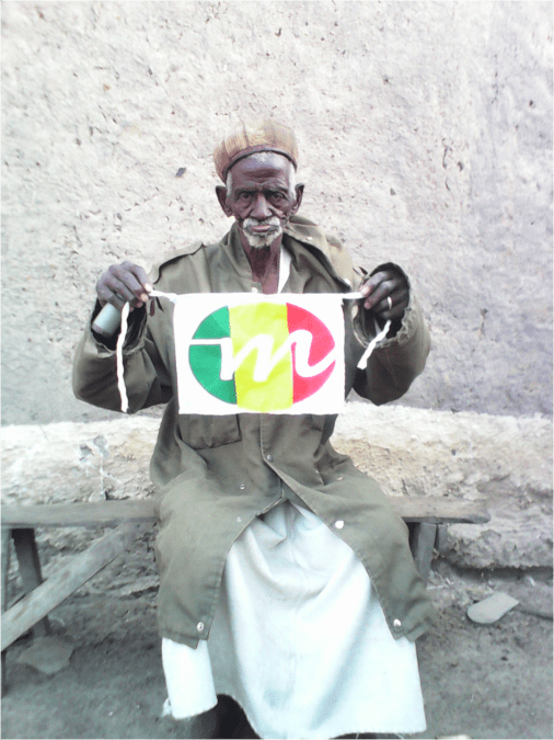 Mali rural village elder man age wrinkled weathered farmer