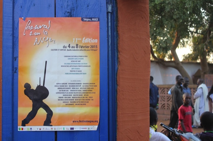 Mali Segou festival Niger music concert poster