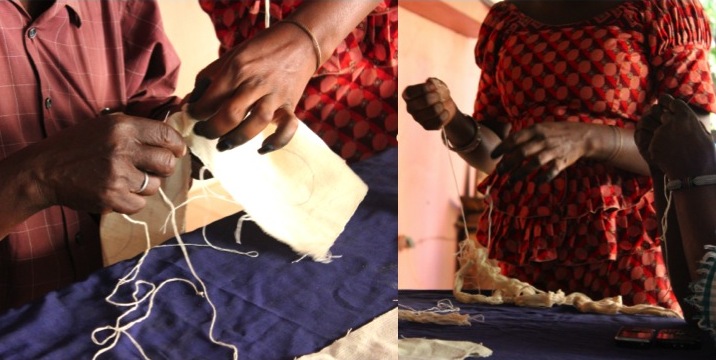 traditional local fabric design workshop sew
