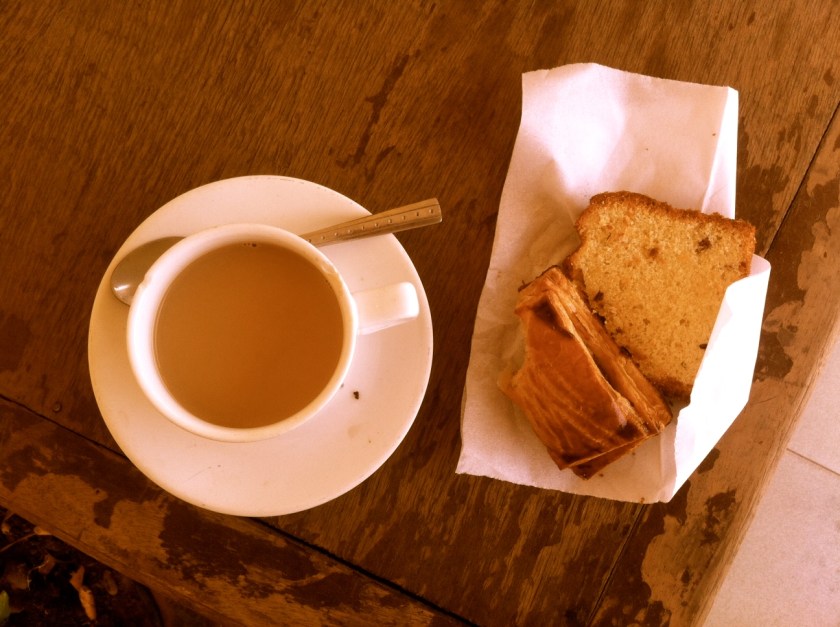 coffee break nescafe cake paté breakfast training Bamako