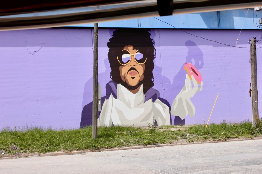 Cleveland Ohio downtown prince donut doughnut mural
