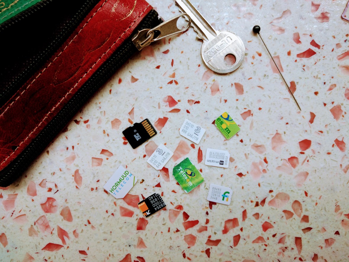 SIM card mobile chip