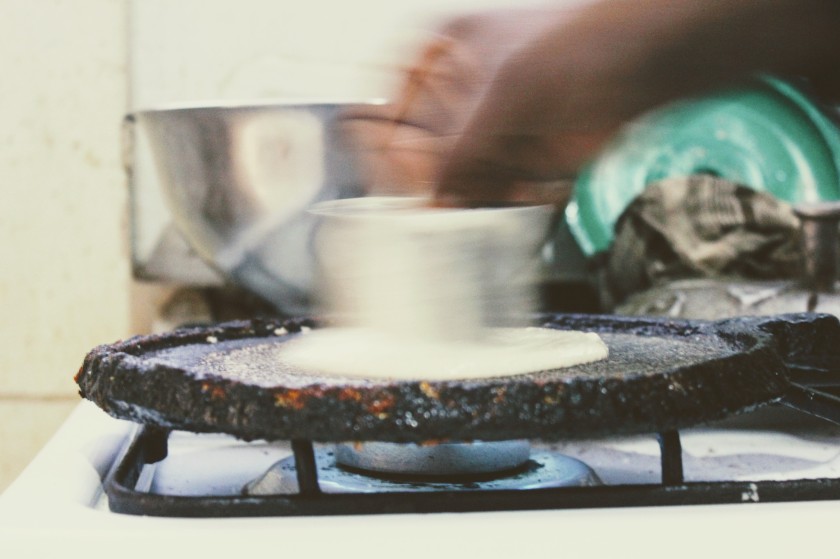 Somali laxoox lahoh loxoox batter dough pan cook breakfast